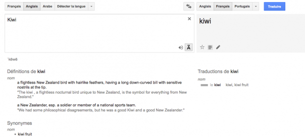 Google Traduction : Définitions, synonymes & exemples contextualisés