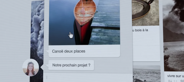 Pinterest : Partage privé de messages & épingles