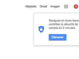 Google : Sécurité de compte