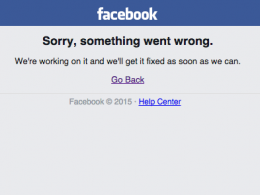 Facebook down